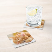 Niedliche Kleintiere | Sleeping Ginger Cat Rechteckiger Pappuntersetzer (Vor Ort)