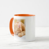 Niedliche Kleintiere | Sleeping Ginger Cat Tasse (Vorderseite Links)