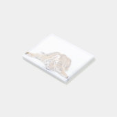 Niedliche Kleintiere | Sleepy Baby Tiger Cub Post-it Klebezettel (angewinkelt)