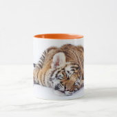 Niedliche Kleintiere | Sleepy Baby Tiger Cub Tasse (Zentrum)