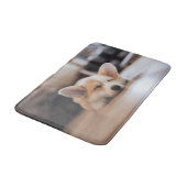 Niedliche Kleintiere | Sleepy Corgi Badematte (Schrägansicht)