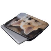 Niedliche Kleintiere | Sleepy Corgi Puppy Laptopschutzhülle (Vorne Knopf)
