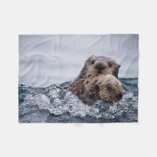 Niedliche Kleintiere | Sonstiges Baby & Mutter Fleecedecke (Vorderseite (Horizontal))