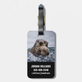 Niedliche Kleintiere | Sonstiges Baby & Mutter Gepäckanhänger (Rückseite vertikal)