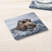 Niedliche Kleintiere | Sonstiges Baby & Mutter Rechteckiger Pappuntersetzer (angewinkelt)