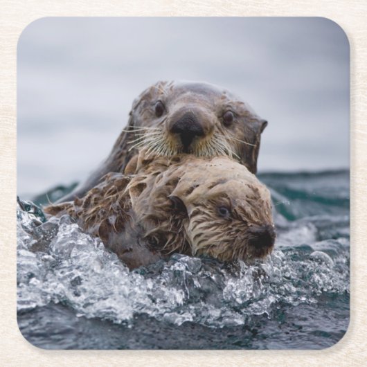 Niedliche Kleintiere | Sonstiges Baby & Mutter Rechteckiger Pappuntersetzer (Vorderseite)