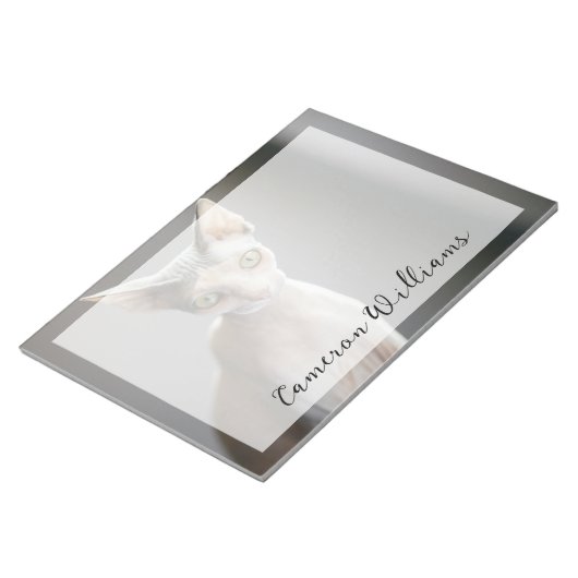 Niedliche Kleintiere | Sphinx Cat Notizblock (angewinkelt)