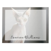 Niedliche Kleintiere | Sphinx Cat Notizblock (Vorderseite)