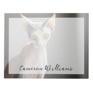 Niedliche Kleintiere   Sphinx Cat Notizblock