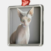 Niedliche Kleintiere | Sphinx Cat Ornament Aus Metall (Links)