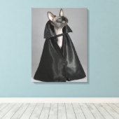 Niedliche Kleintiere | Sphynx Hairless Cat Leinwanddruck (Insitu (Holzboden))