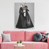 Niedliche Kleintiere | Sphynx Hairless Cat Leinwanddruck (Insitu (Wohnzimmer))