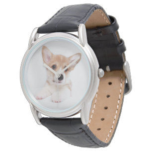 Niedliche Kleintiere   Sweet Baby Corgi Armbanduhr