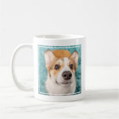 Niedliche Kleintiere | Sweet Corgi Puppy Face Kaffeetasse (Links)