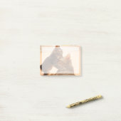 Niedliche Kleintiere | Tabby Kitten Kiss Post-it Klebezettel (Auf Schreibtisch)