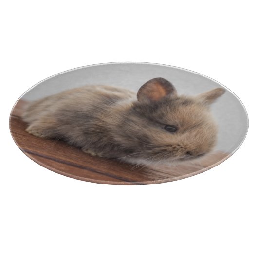 Niedliche Kleintiere | Tiny Baby Bunny Schneidebrett (Ecke)