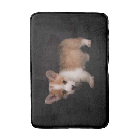 Niedliche Kleintiere | Tiny Corgi Badematte (Vorderseite Vertikal)