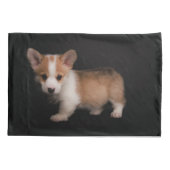 Niedliche Kleintiere | Tiny Corgi Kissenbezug (Rückseite)