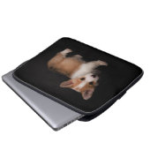 Niedliche Kleintiere | Tiny Corgi Laptopschutzhülle (Vorne Knopf)