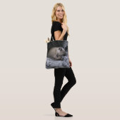 Niedliche Kleintiere | Tiny Kitten Schlafen Tasche (Am Model)