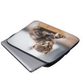 Niedliche Kleintiere | Tiny Tabby Kitten Laptopschutzhülle (Vorne Knopf)