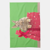 Niedliche Kleintiere | Weihnachtsfeiertag Geschirrtuch (Vertikal)