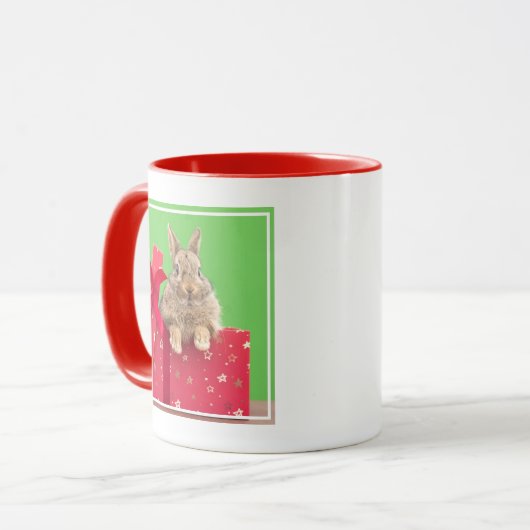 Niedliche Kleintiere | Weihnachtsfeiertag Tasse (Vorderseite Links)