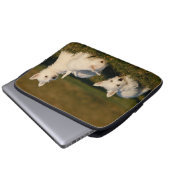 Niedliche Kleintiere | West Highland White Terrier Laptopschutzhülle (Vorne Knopf)