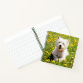 Niedliche Kleintiere | Westie Hund in Lüstern Notizblock (Innenseite)
