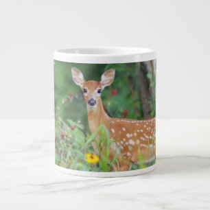 Niedliche Kleintiere   White Tails Deer in Daisies Jumbo-Tasse
