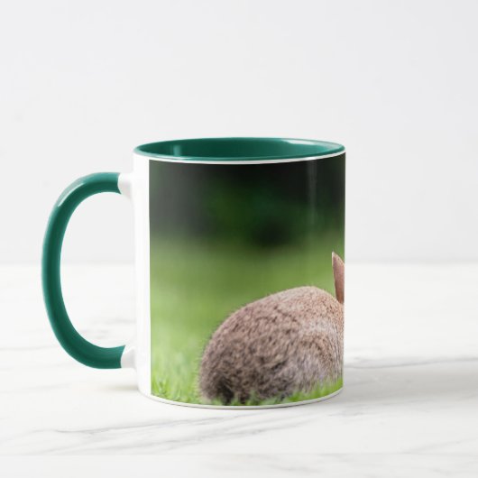Niedliche Kleintiere | Wilde Bunny Rabbits Tasse (Links)