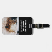 Niedliche Kleintiere | Yorkshire Terrier Gepäckanhänger (Vorderseite horizontal)