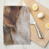 Niedliche Kleintiere | Yorkshire Terrier Geschirrtuch (Viertel Falte)