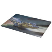 Niedliche Kleintiere | Young Alligator Schneidebrett (Ecke)
