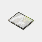 Niedliche Kleintiere | Young Blonde Raccoons Post-it Klebezettel (angewinkelt)