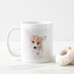 Niedliche Kleintiere Young Corgi Puppy Kaffeetasse