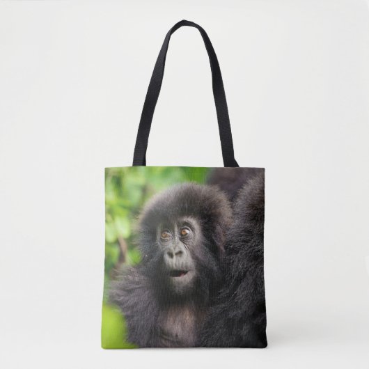 Niedliche Kleintiere | Young Mountain Gorilla Tasche (Vorderseite)