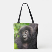 Niedliche Kleintiere | Young Mountain Gorilla Tasche (Rückseite)