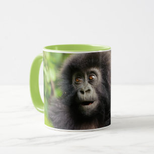 Niedliche Kleintiere Young Mountain Gorilla Tasse
