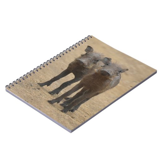 Niedliche Kleintiere | Zwei junge Kriegshunde Notizblock (Linke Seite)