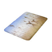 Niedliche Kleintiere | Zwei junge Weiße Schwänzer Badematte (Schrägansicht)