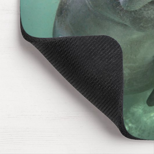 Niedliche Kleintiere | Zwei Manatees Mousepad (Ecke)