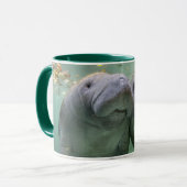 Niedliche Kleintiere | Zwei Manatees Tasse (Vorderseite Links)