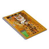 Niedliche Klimt "Woman in Gold"-Löffel-Notebook Notizblock (Rechte Seite)