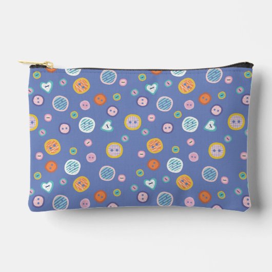 Niedliche Knöchelmuster Strandtuch Zubehörtasche (Vorderseite)