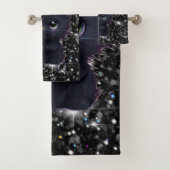 Niedliche Knorpelkatze Badhandtuch Set (Insitu)