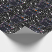 Niedliche Knorpelkatze Geschenkpapier (Ecke)