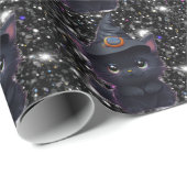 Niedliche Knorpelkatze Geschenkpapier (Rolleneckpunkt)