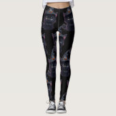 Niedliche Knorpelkatze Leggings (Vorderseite)