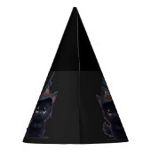 Niedliche Knorpelkatze Partyhütchen (Rückseite)